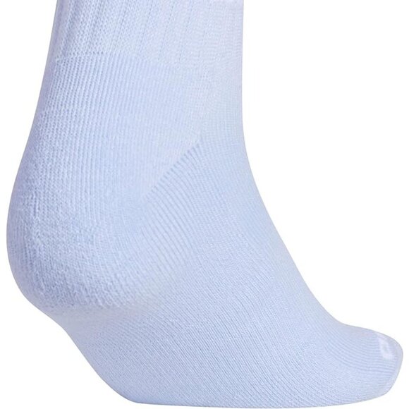 NEW adidas Women's Cushioned Sport High Quarter Socks (3-Pair), Blue/White/Brown - Picture 5 of 5